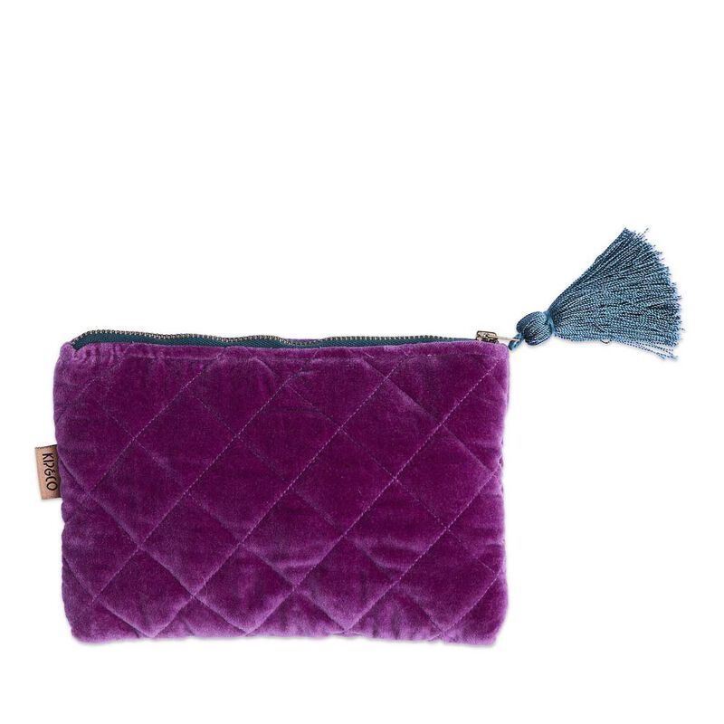 Kip&Co Wild Grape Velvet Cosmetics Purse image number 0